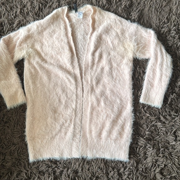 Pastel super soft open pink cardigan size small - Picture 4 of 9